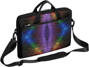 Summer Tropical Beach Laptop Shoulder Messenger Bag Waterproof Laptop Briefcase with Handle and Padded Strap Case Sleeve