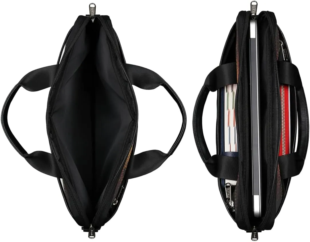 Summer Tropical Beach Laptop Shoulder Messenger Bag Waterproof Laptop Briefcase with Handle and Padded Strap Case Sleeve