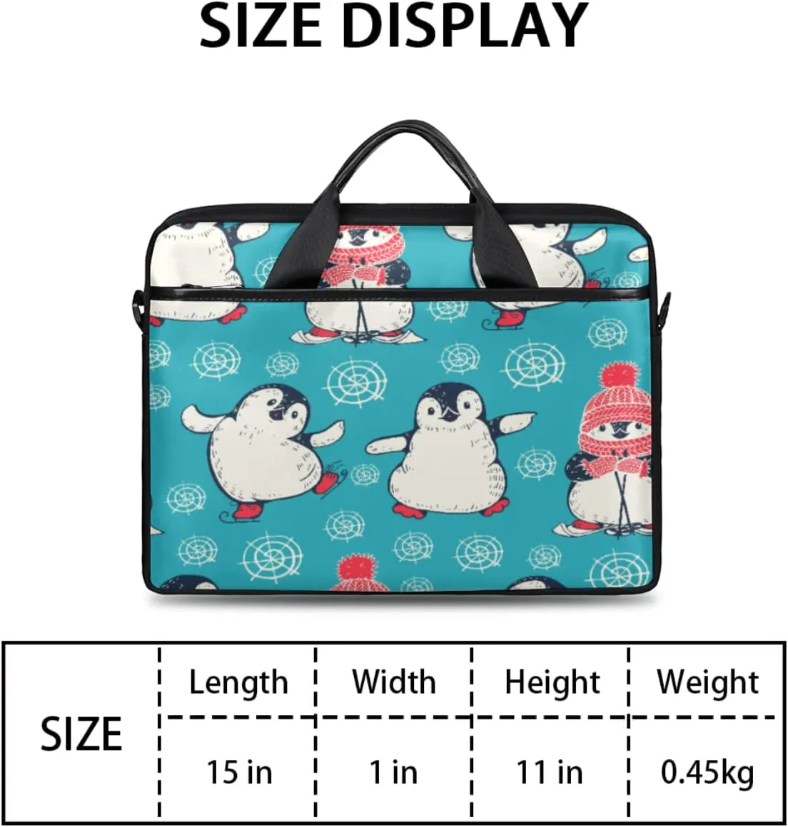 Summer Tropical Leaves Flowers Laptop Shoulder Messenger Bag Waterproof Laptop Briefcase with Handle and Padded Strap