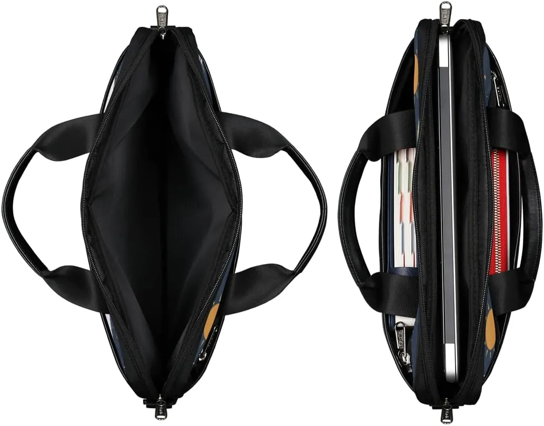 Sunflower Flower Laptop Shoulder Messenger Bag Waterproof Laptop Briefcase with Handle and Padded Strap Case Sleeve