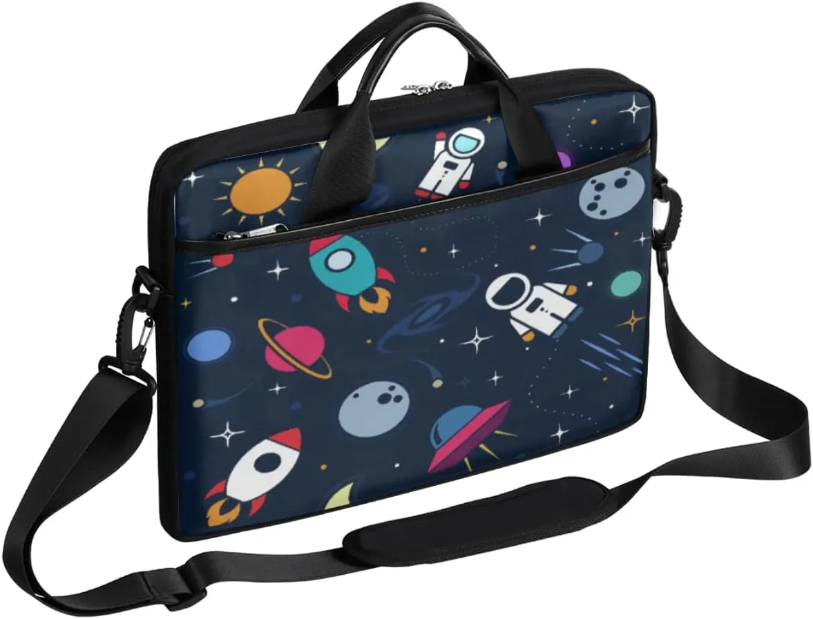 Sunflower Flower Laptop Shoulder Messenger Bag Waterproof Laptop Briefcase with Handle and Padded Strap Case Sleeve