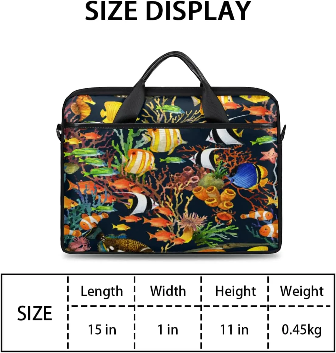 Sunflowers Leaves Wooden Laptop Shoulder Messenger Bag Waterproof Laptop Briefcase with Handle and Padded Strap Case Sleeve