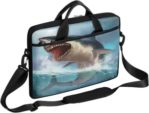 Sunflowers Leaves Wooden Laptop Shoulder Messenger Bag Waterproof Laptop Briefcase with Handle and Padded Strap Case Sleeve