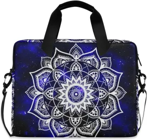 susiyo Blue Madala Nebula Laptop Bag 15.7 inch Briefcases for Adults Shoulder Carrying Case for Office Travel