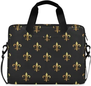susiyo Fleur De Lis Laptop Bag 15.7 inch Briefcases for Adults Shoulder Carrying Case for Office Travel