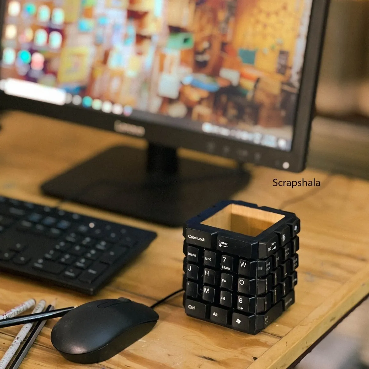 Techno Table Organizer | Multipurpose | Upcycled | E-waste