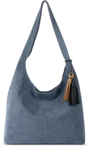 The Sak Huntley Hobo Bag - Premium Leather Women's Purse for Everyday & Travel - Large Handbag with Shoulder Bag Straps
