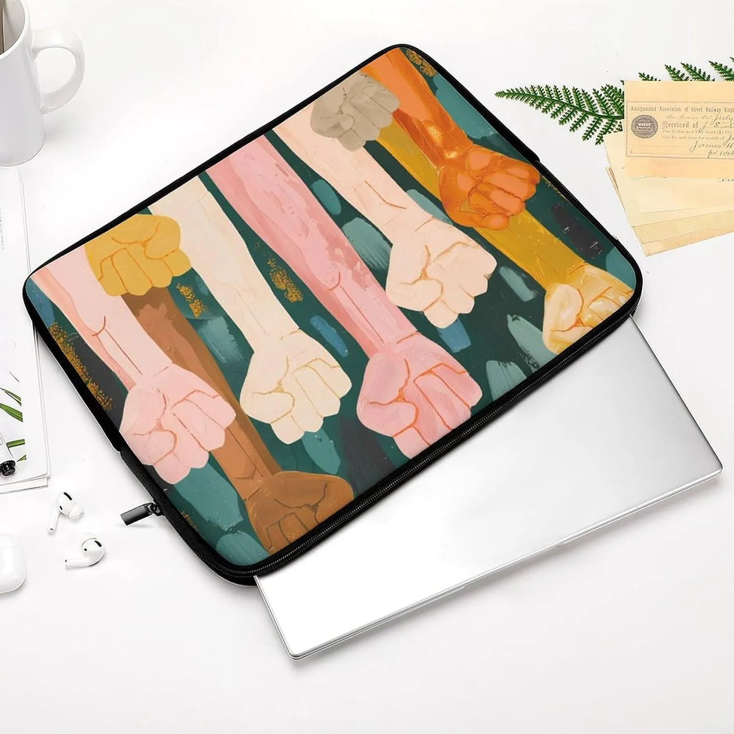Together Personalized Laptop Bag Business Casual Laptop Cases Slim Computer Bag Briefcase