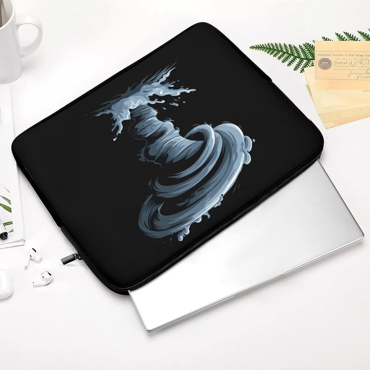 Tornado Personalized Laptop Bag Business Casual Laptop Cases Slim Computer Bag Briefcase