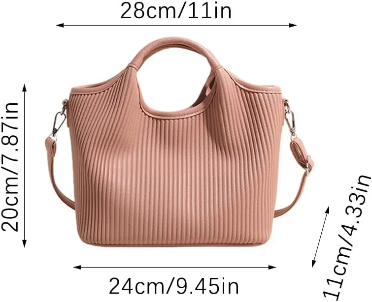 Tote Bag for Women PU Leather Shoulder Bags Fashion Hobo Bags Large Purse and Handbags Crossbody Bag Adjustable Strap