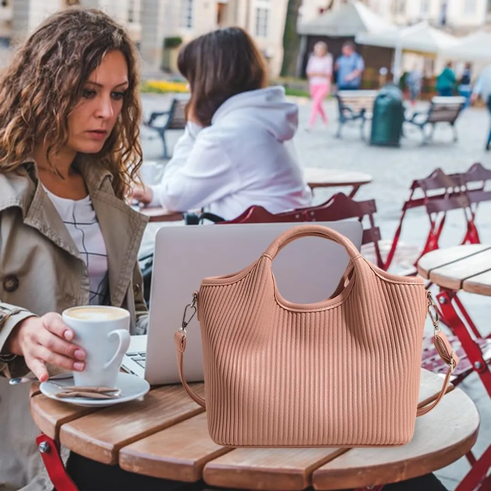 Tote Bag for Women PU Leather Shoulder Bags Fashion Hobo Bags Large Purse and Handbags Crossbody Bag Adjustable Strap