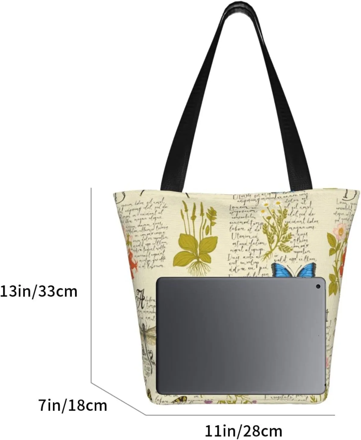 Tote Bag For Women Shoulder Bags Casual Shopping Cloth Reusable Handbags Heavy Duty For Beach Groceries Books Gym Work Travel