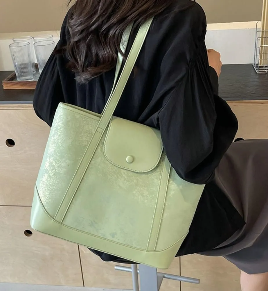 Tote Bags for Women Hobo Bags PU Leather Shoulder Large Top Handle Handbag Satchel Purse Work