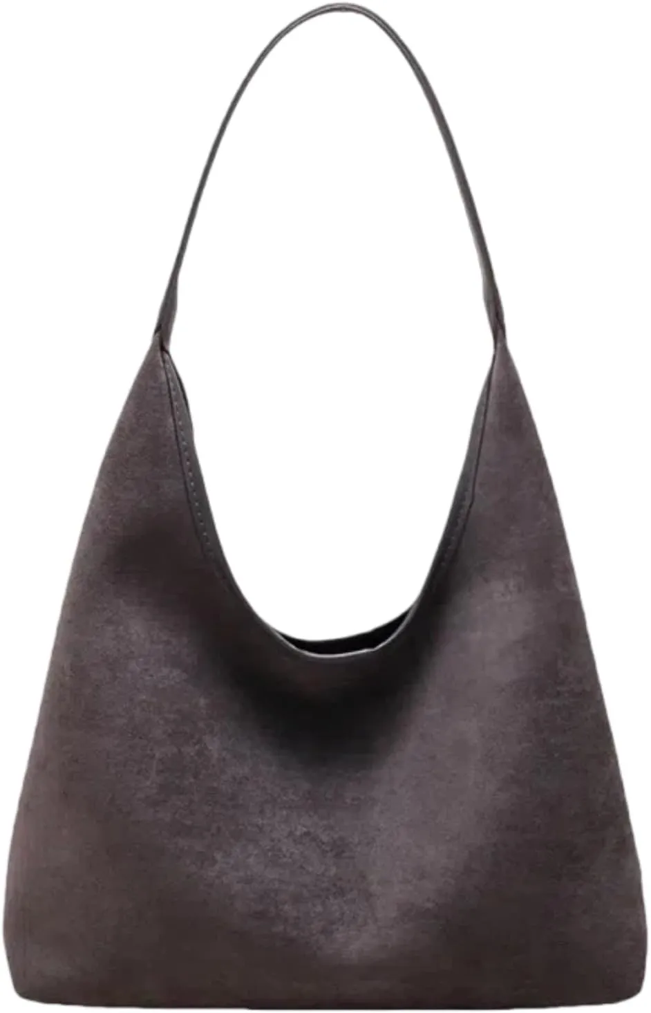 Tote Bags for Women Work Bags Suede Purse Slouchy Bag Hobo Handbag Office Tote Handbag for Shopping Large Brown Shoulder Bag