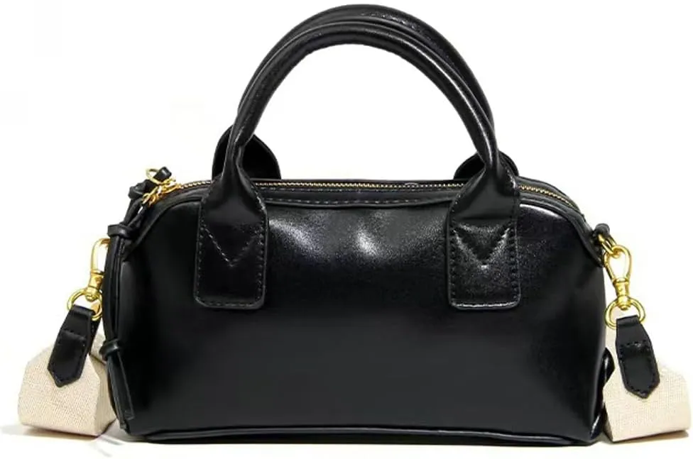 Trendy Crescent Hobo Bags Women PU Leather Underarm Shoulder Bag Cute Crossbody Purse Summer Bowling Tote Handbag 2025