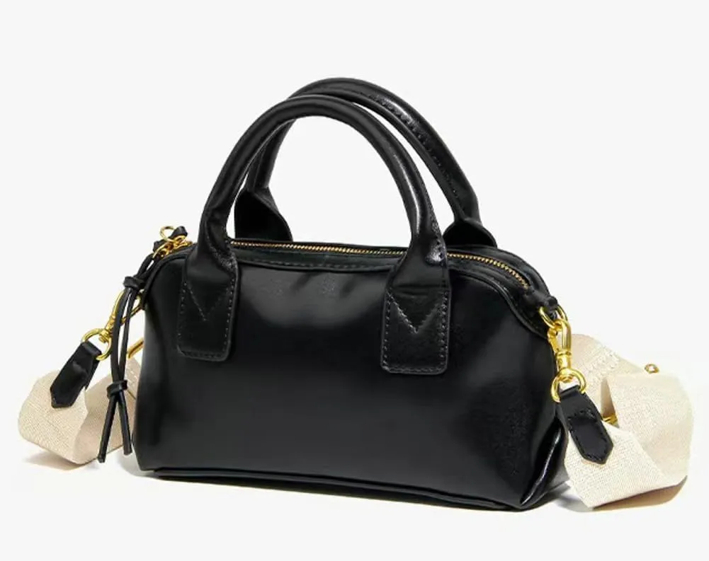 Trendy Crescent Hobo Bags Women PU Leather Underarm Shoulder Bag Cute Crossbody Purse Summer Bowling Tote Handbag 2025
