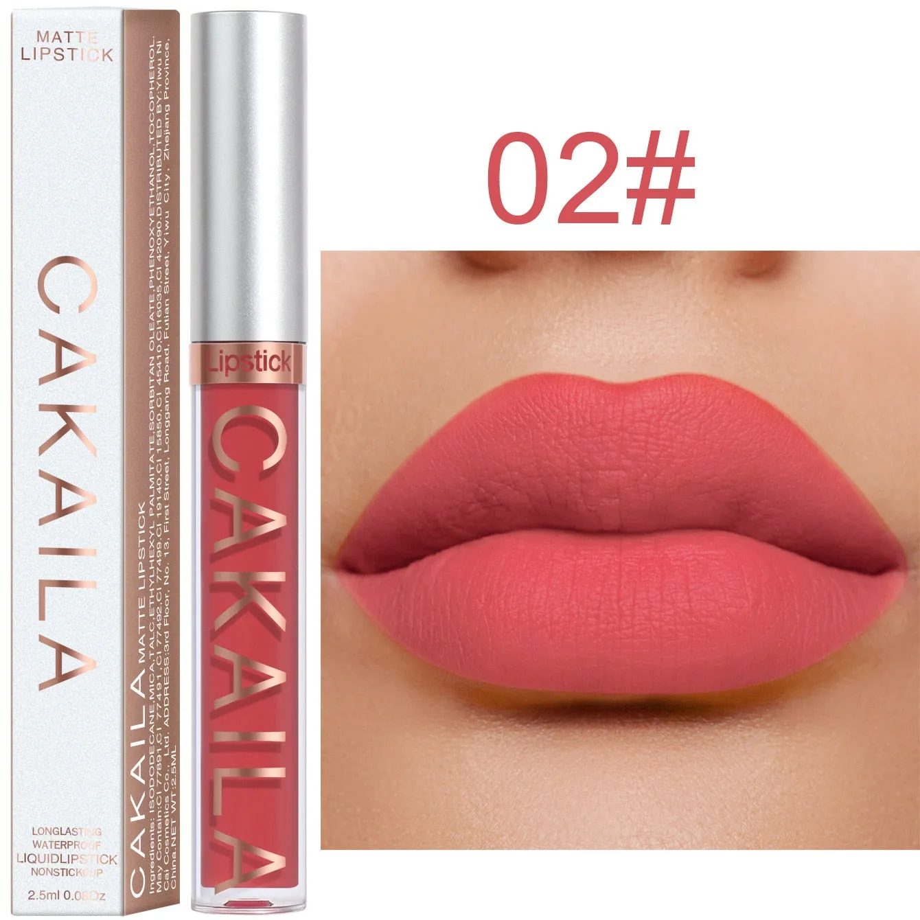 Trendy Matte Velvet Long Lasting Waterproof Lipsticks
