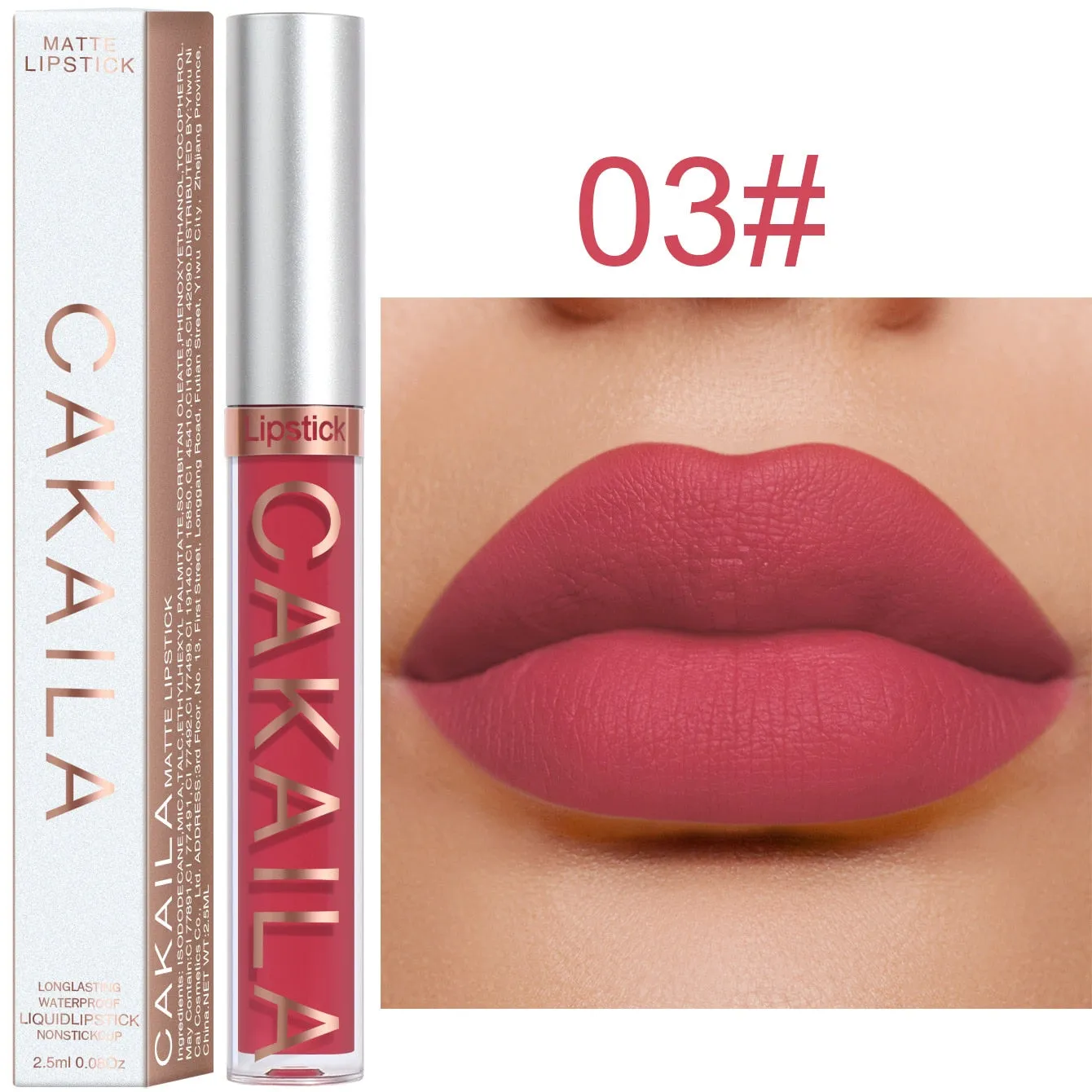 Trendy Matte Velvet Long Lasting Waterproof Lipsticks