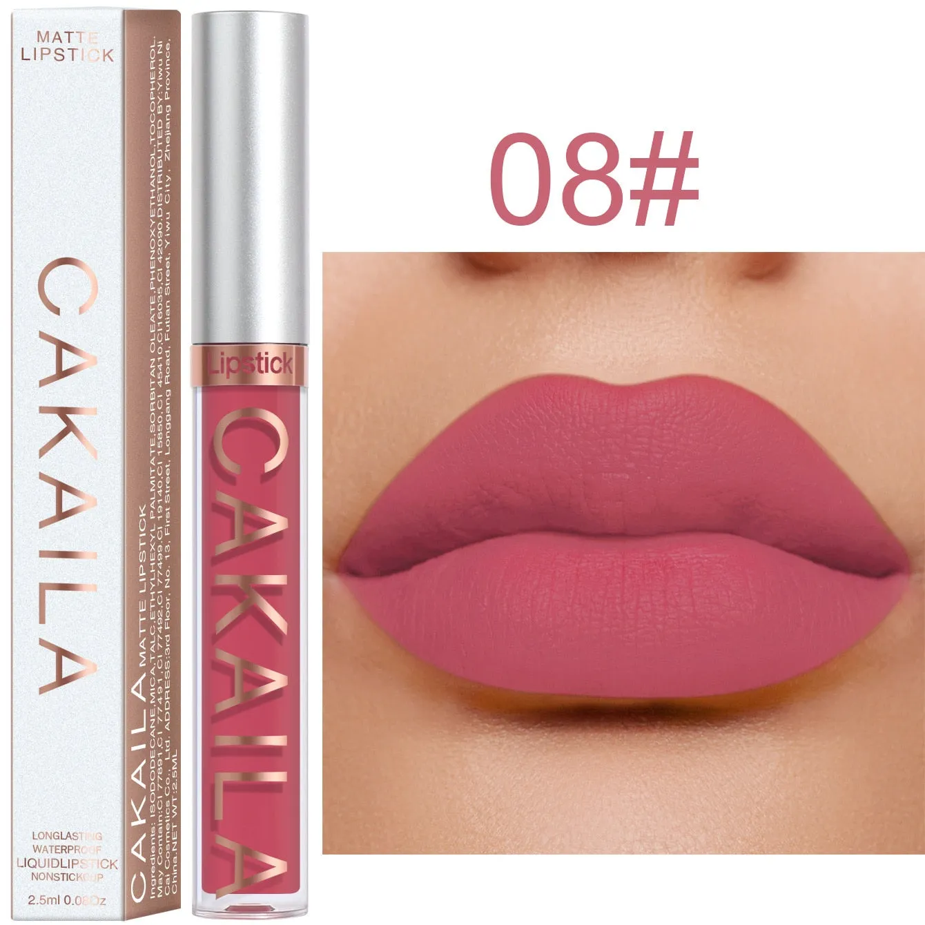 Trendy Matte Velvet Long Lasting Waterproof Lipsticks
