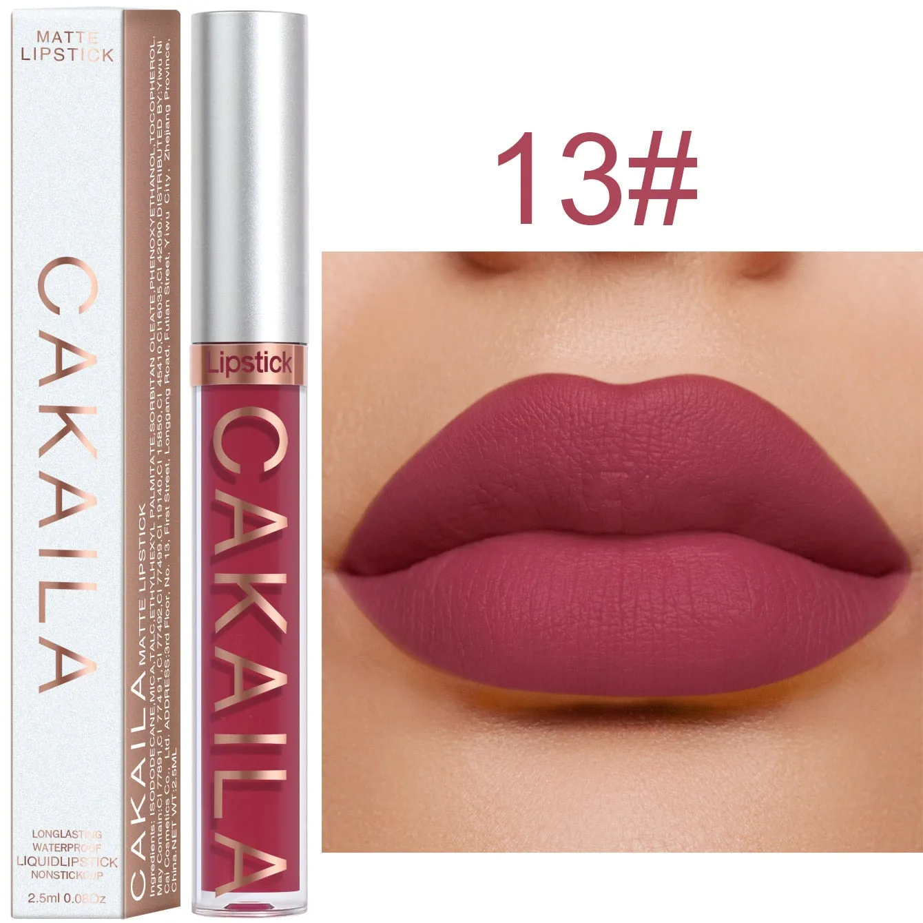 Trendy Matte Velvet Long Lasting Waterproof Lipsticks