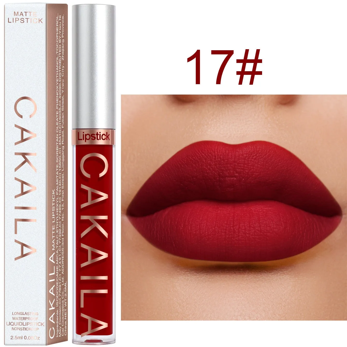 Trendy Matte Velvet Long Lasting Waterproof Lipsticks