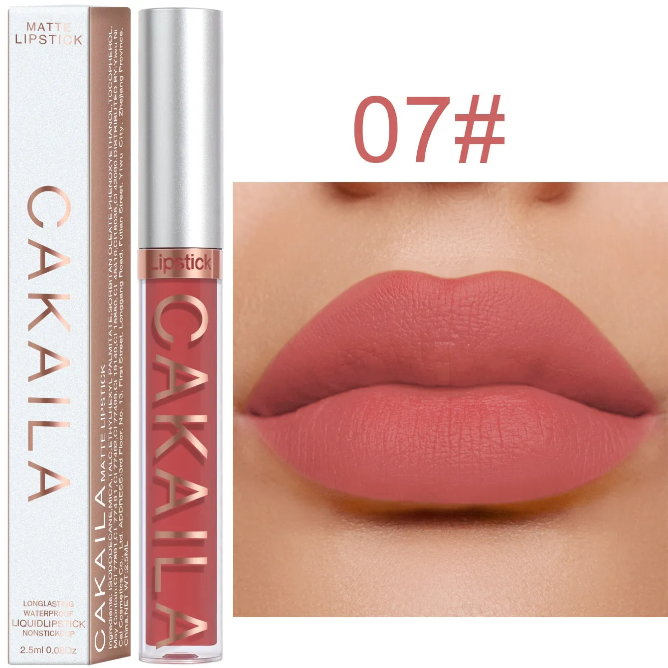 Trendy Matte Velvet Long Lasting Waterproof Lipsticks