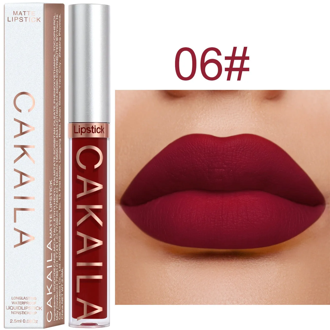 Trendy Matte Velvet Long Lasting Waterproof Lipsticks
