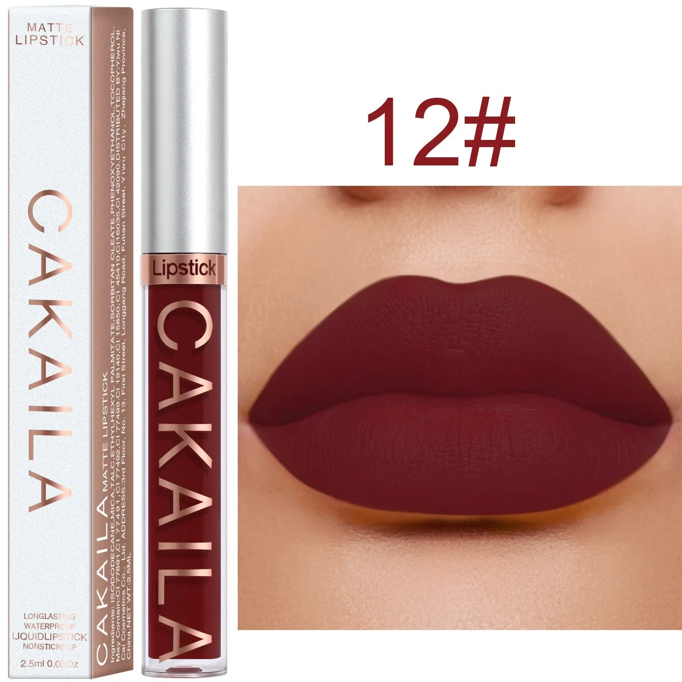 Trendy Matte Velvet Long Lasting Waterproof Lipsticks