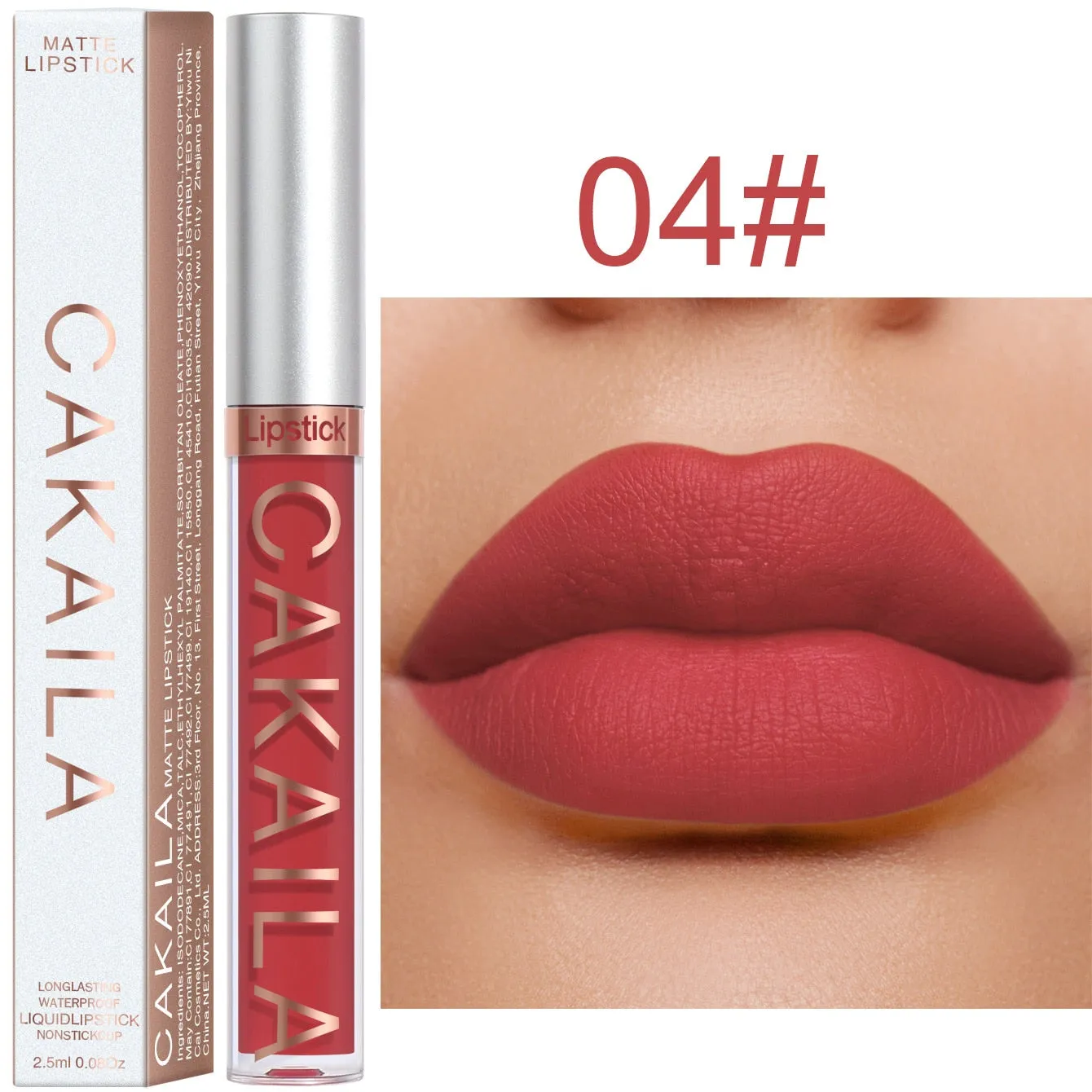 Trendy Matte Velvet Long Lasting Waterproof Lipsticks