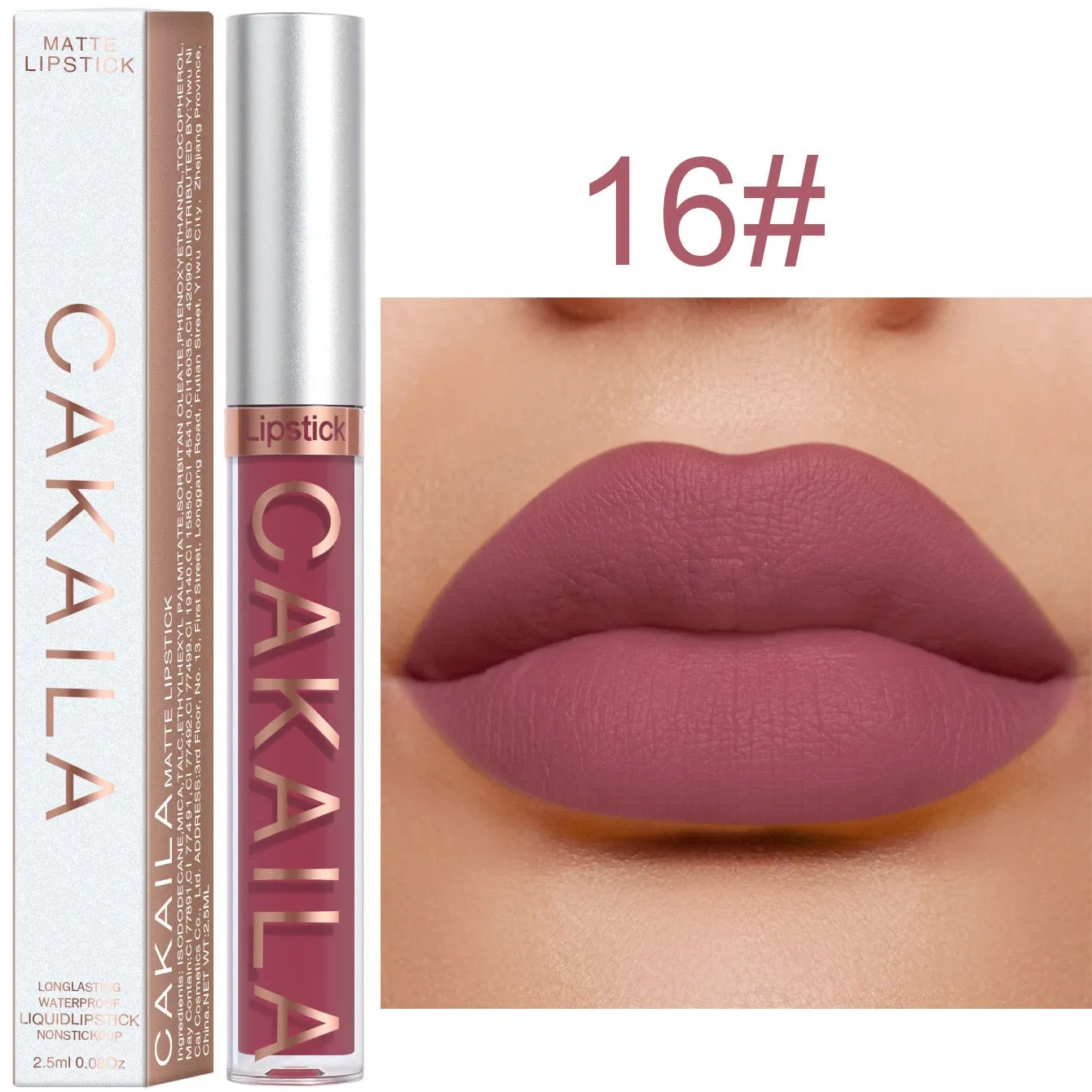 Trendy Matte Velvet Long Lasting Waterproof Lipsticks