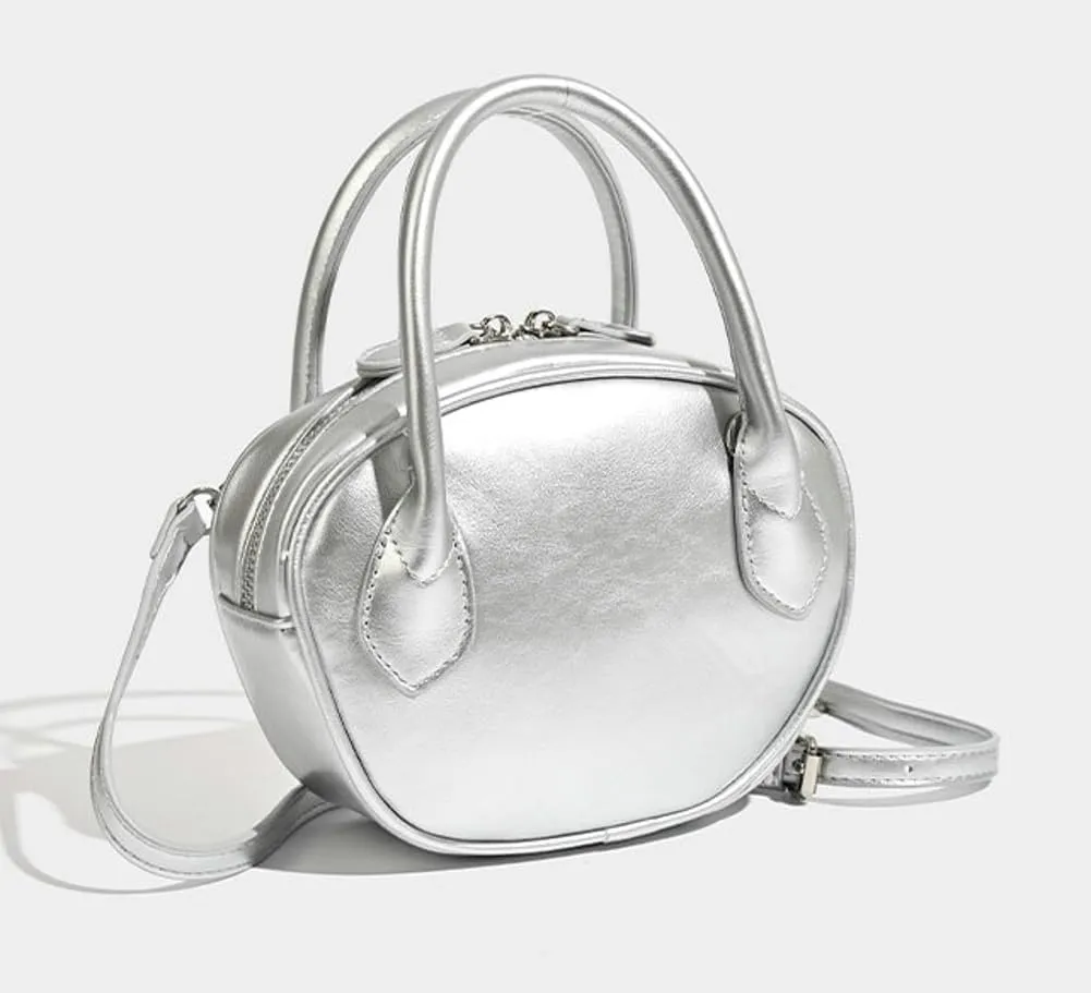 Trendy PU Leather Bag for Women Portable Designer Crossbody Hobo Shoulder Bag Fashion Casual Purse Handbag