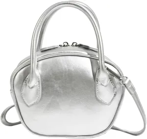 Trendy PU Leather Bag for Women Portable Designer Crossbody Hobo Shoulder Bag Fashion Casual Purse Handbag