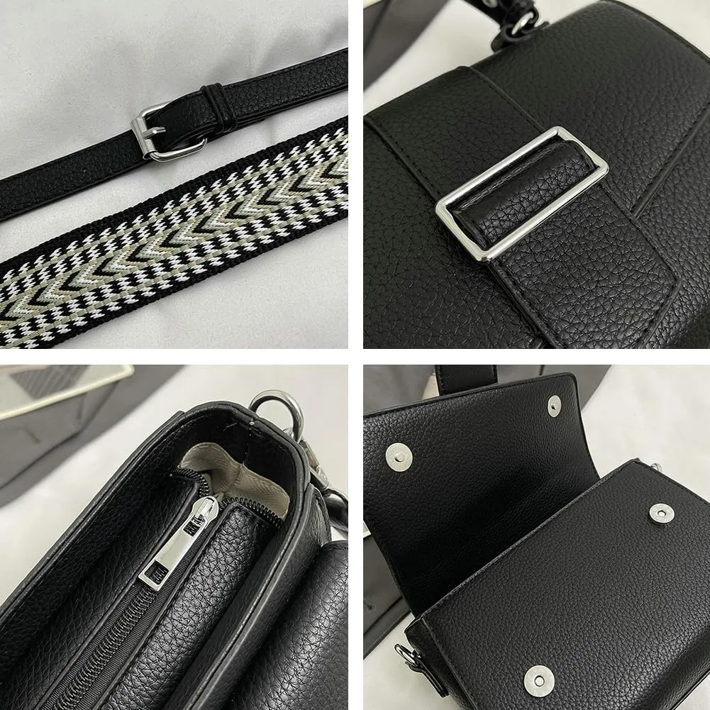 Trendy Shoulder Bag Purse for Women Vegan Leather Tote Bags Small Crossbody Bag Hobo Handbag