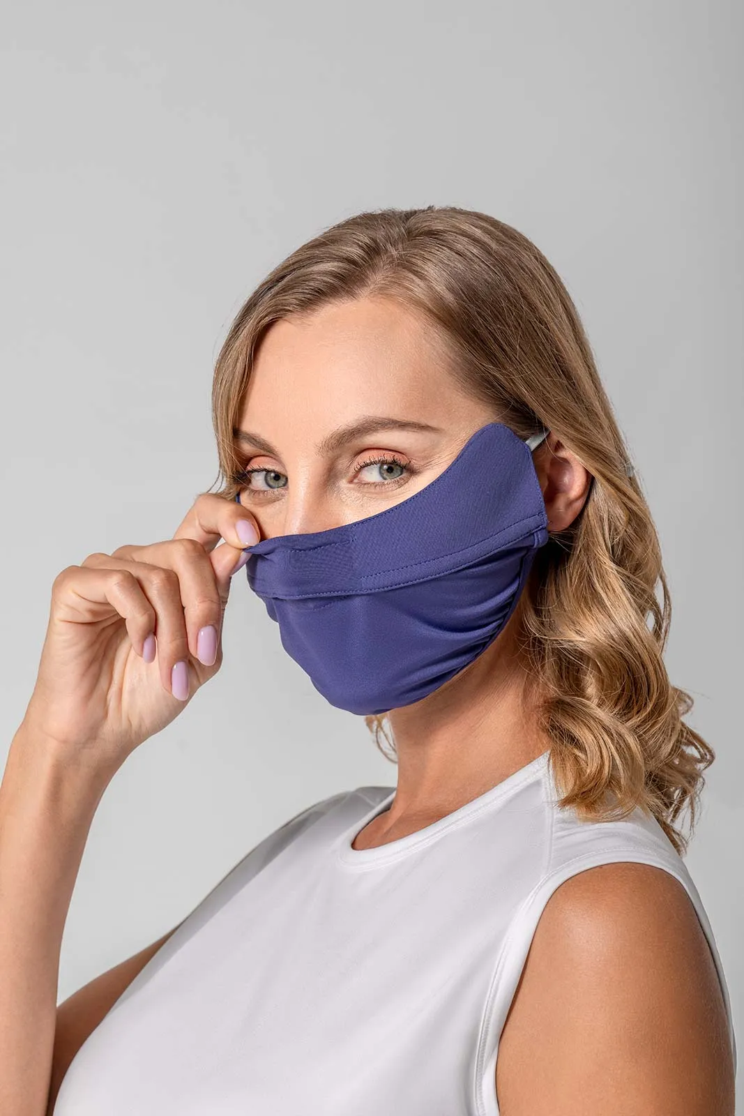 Unisex Zenith UV Half Mask | Future Dusk