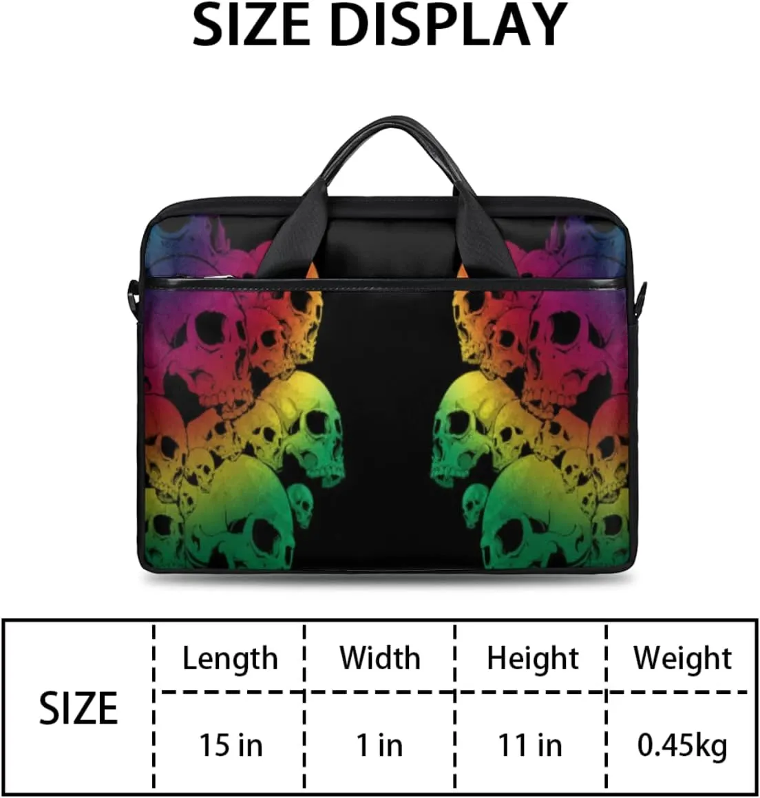 Watercolor Life Tree Laptop Shoulder Messenger Bag Waterproof Laptop Briefcase with Handle and Padded Strap Case Sleeve