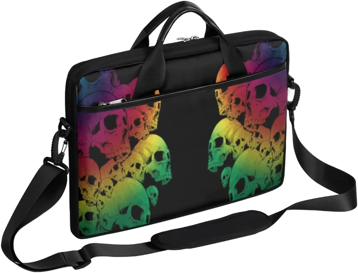 Watercolor Life Tree Laptop Shoulder Messenger Bag Waterproof Laptop Briefcase with Handle and Padded Strap Case Sleeve