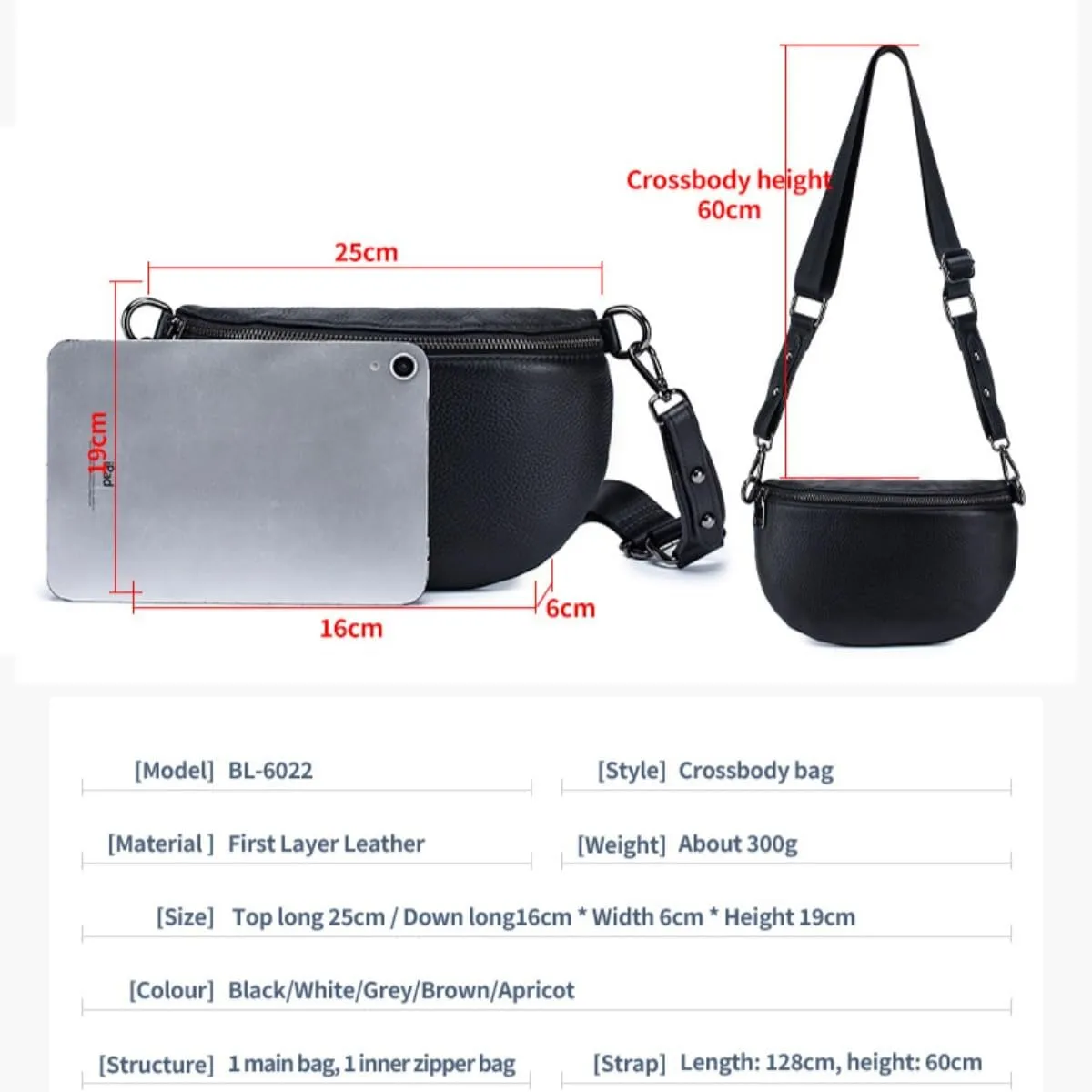 Women Crossbody Cowhide Leather Small Shoulder Saddle Messenger Casual Geniune Leather Handbag