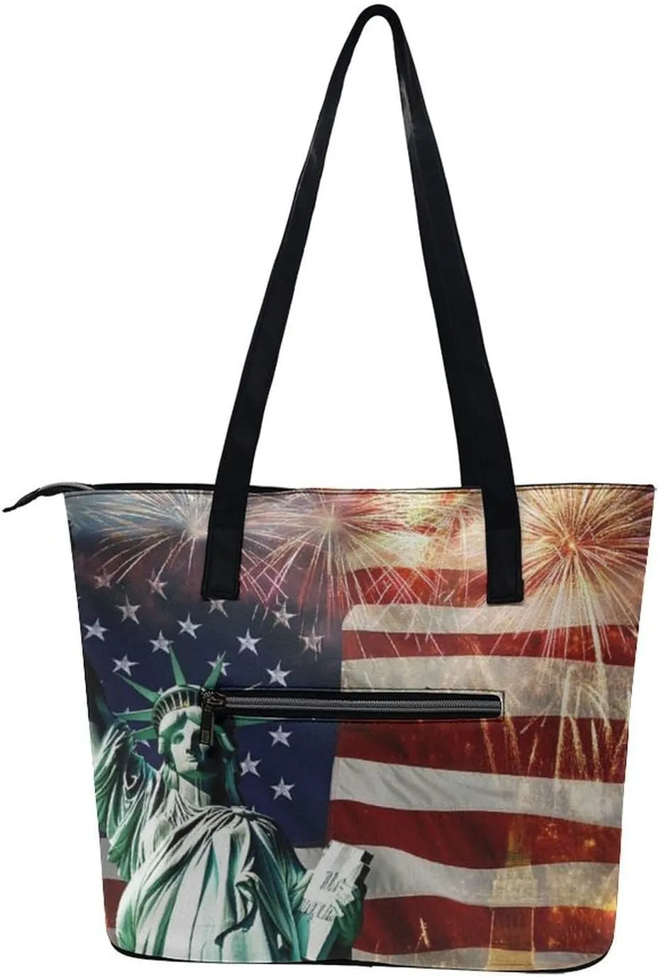 Women Tote Bags Casual Handbags PU Leather Shoulder Travel Bag
