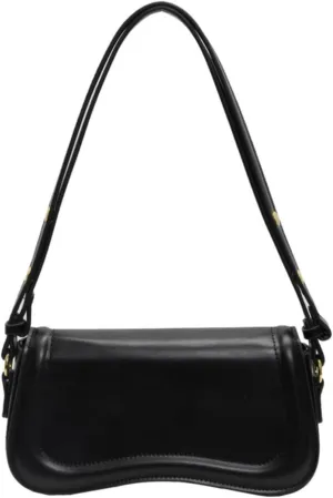 Women Vegan Leather Hobo Shoulder Bags Y2k Trendy Crossbody Purse Pu Leather Underarm Bag Adjustable Shoulder Purse
