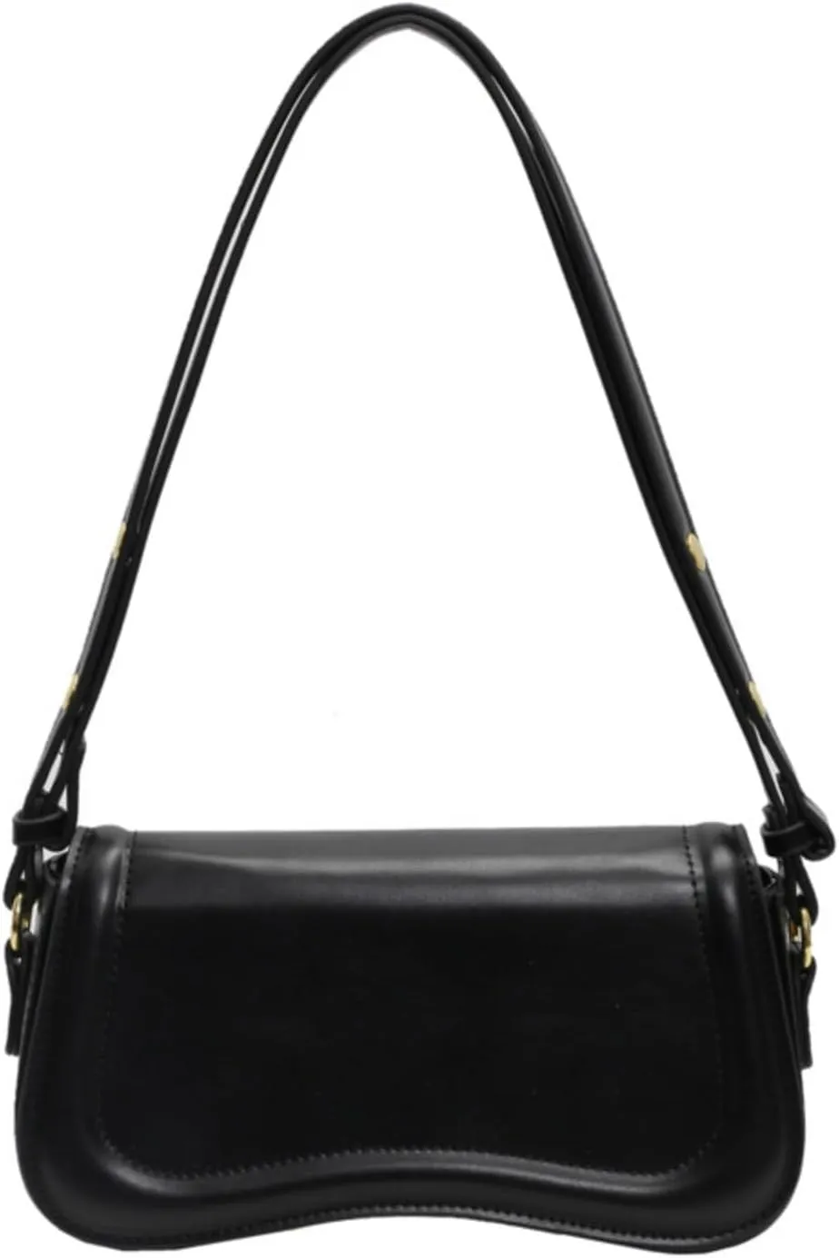 Women Vegan Leather Hobo Shoulder Bags Y2k Trendy Crossbody Purse Pu Leather Underarm Bag Adjustable Shoulder Purse