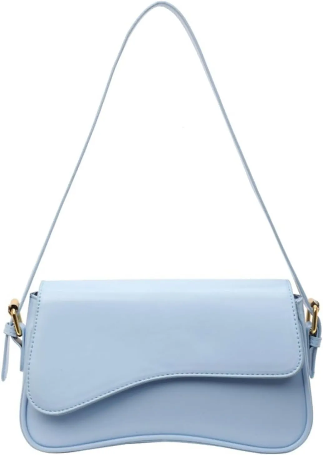 Women Vegan Leather Hobo Shoulder Bags Y2k Trendy Crossbody Purse Pu Leather Underarm Bag Adjustable Shoulder Purse