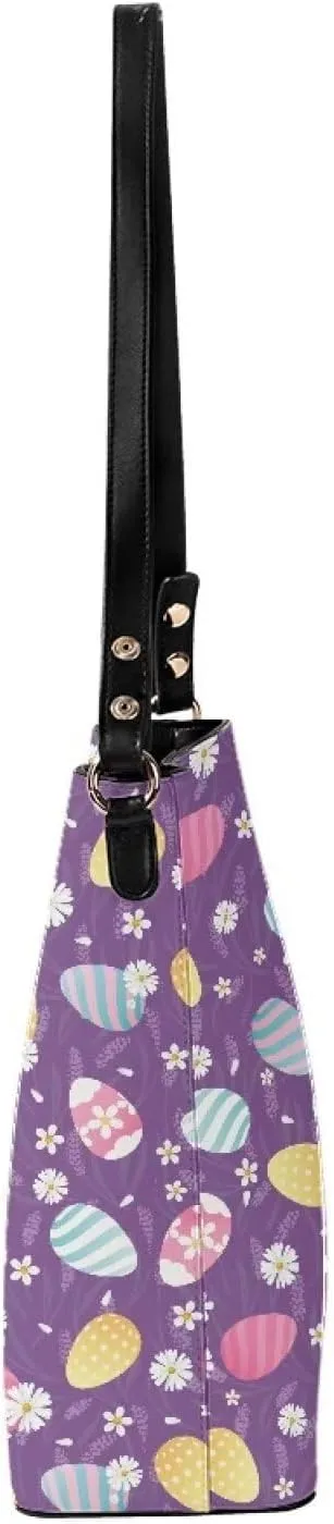 Womens Hobo Bags Large Capacity Tote Shoulder Purse PU Leather Work Tote Bag