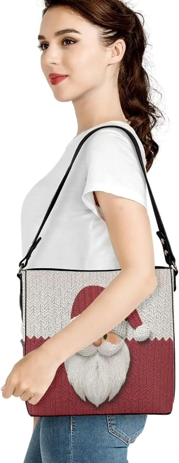 Womens Hobo Bags Large Capacity Tote Shoulder Purse PU Leather Work Tote Bag