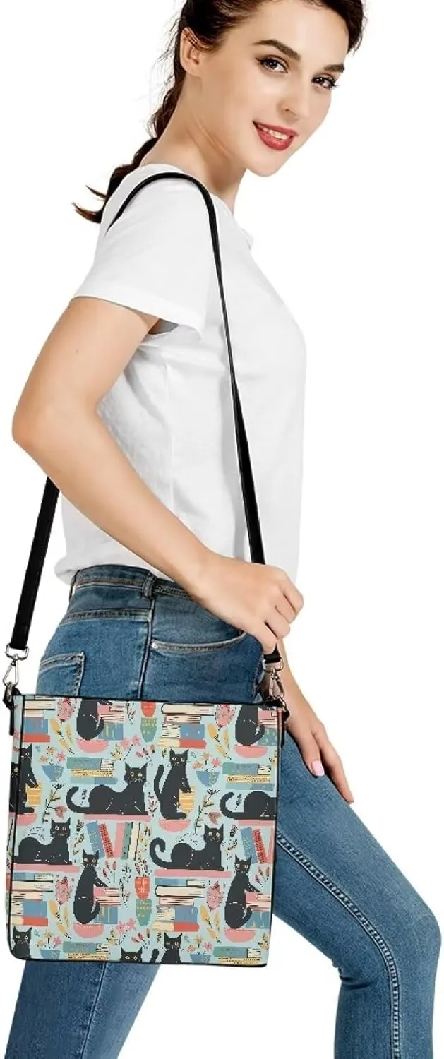 Womens Hobo Bags Large Capacity Tote Shoulder Purse PU Leather Work Tote Bag