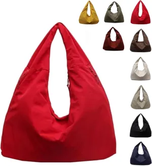 Women's solid textured draped tote bag, solid textured pleated tote bag, casual hobo bags travel sports bags