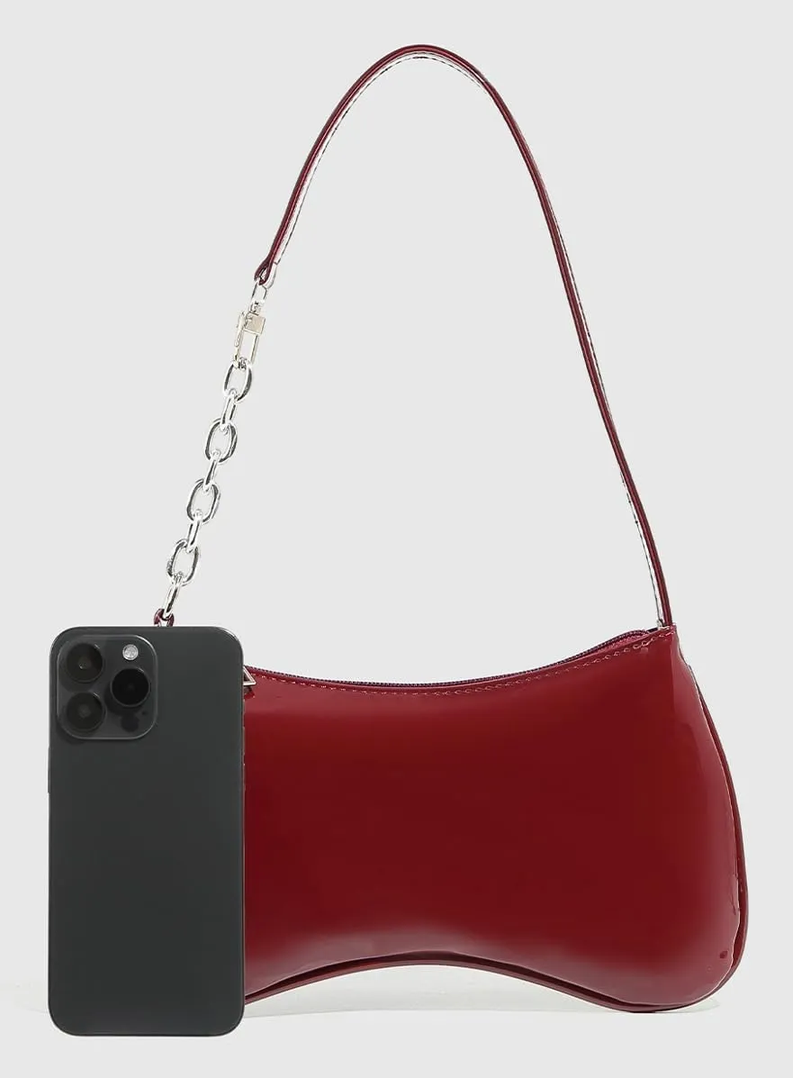 Y2k Crescent Hobo Bags Women 90s PU Leather Underarm Shoulder Bag Cute Trendy Crossbody Phone Purse Retro Tote Handbag