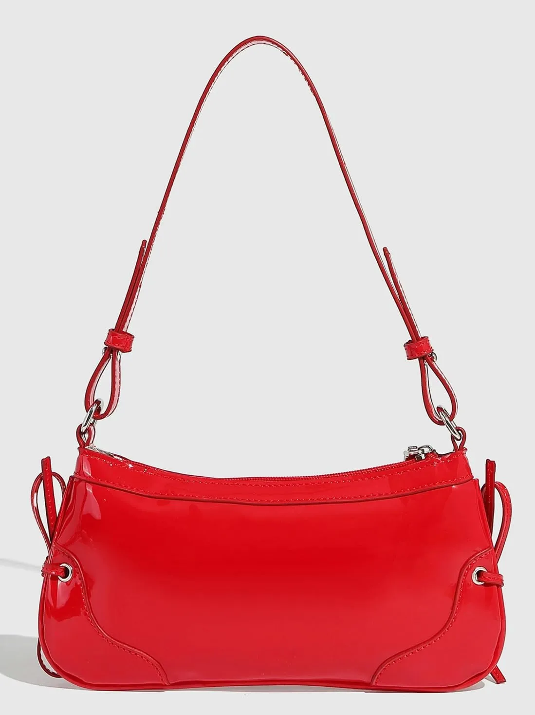 Y2k Crescent Hobo Bags Women 90s Trendy PU Leather Underarm Shoulder Bag Cute Crossbody Phone Purse Retro Tote Handbag