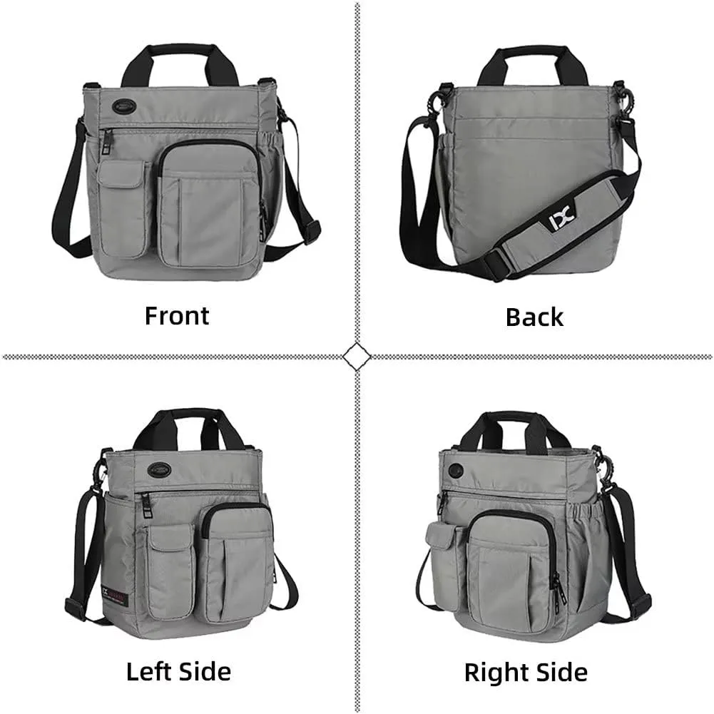 Yohora Crossbody Bag for Men Waterproof Shoulder Bag Large Laptop Satchel Business Briefcases Multi-Pocket Messenger Bag