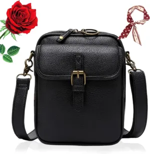 Zealburst Crossbody Bag, Forcipower Leather Crossbody Purse, Urvashi Bag for Women with Built in Wallet