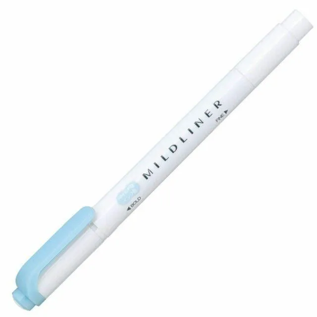 ZEBRA MILDLINER WKT7 double-headed highlighter water-based highlighter marker pen highlighter